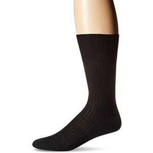 FALKE Heren Sokken No. 7 M SO Wol eenkleurig 1 Paar, Zwart (Black 3000), 45-46