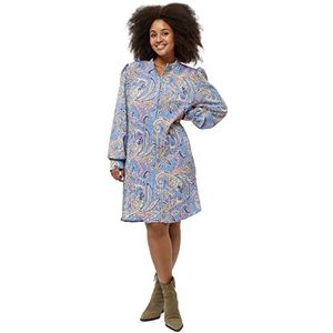 Peppercorn Mitzi Midi-jurk Curve | Blauwe jurken voor dames VK | Lente damesjurken | Maat 26