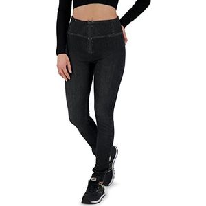 Alife and Kickin ChiaraAK B Jeggings voor dames, jeggings, leggings, zwart denim, XS