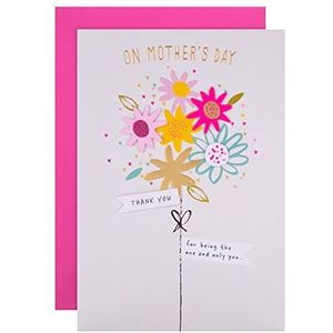 Hallmark Moederdagkaart - kleurrijk bloemenboeket ontwerp