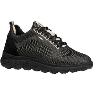 Geox D Spherica 4x4 B ABX Sneakers voor dames, zwart, 38 EU