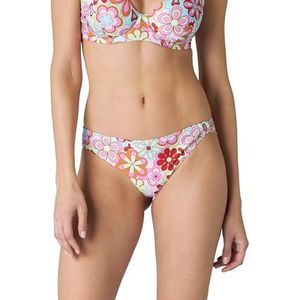 Lovable RCS Gerecycled Braziliaanse Bikini voor dames, Lichtblauwe bloemenprint, M