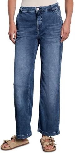 Street One - Wide Legs Jeans - Blauw - Dames