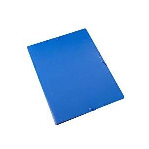 5-pack eenvoudige mappen met elastiek maat A3 kleur blauw
