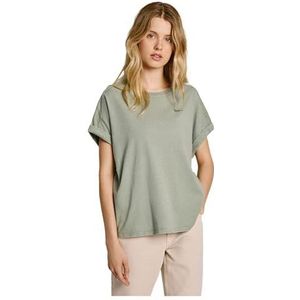 Pepe Jeans Edith Shirt voor dames, Groen (Washed Green), XS/S