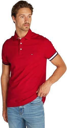 Tommy Hilfiger - S/S Polo - Rood - Heren