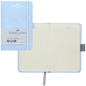 Faber-Castell 44359 - Notitieboekje hemelsblauw, 90 x 140 mm, 100 g/m², 194 pagina's FSC-Mix papier