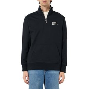GANT Sweatshirt  zwart / wit