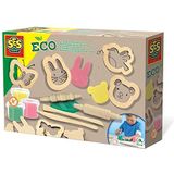 Eco klei met houten tools