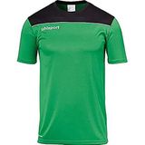 uhlsport Offense 23 Poly voetbalshirt voor heren, groen/zwart/wit, M