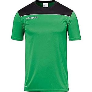 uhlsport Offense 23 Poly voetbalshirt voor heren, groen/zwart/wit, M