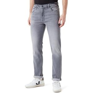 Lee Rider Jeans voor heren, Gekleurd in Mid Grey, 40W x 34L