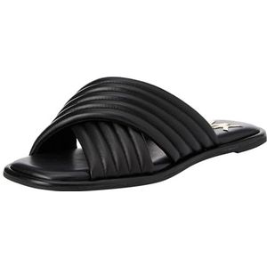 Michael Kors Portia Slide, damespantoffels, Zwart, 38 EU