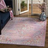 Safavieh - Duane - Vloerkleed - Paars/Fuchsia - 183 cm x 122 cm - Katoen/Polyester