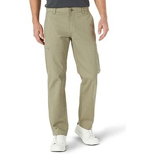 Lee Heren Extreme Motion Canvas Cargo Broek, Olifant Skin, 36W / 29L