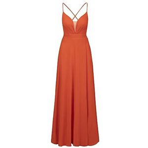 ApartFashion Jurk voor dames, oranje, normaal, oranje, 38