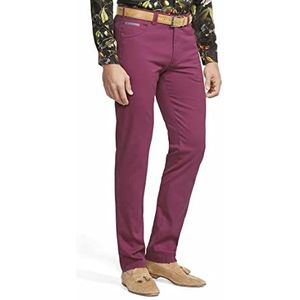 MEYER Herenbroek Dublin katoen - 1-5031 rood - Summer Cotelé Swingpocket Chino, rood, 48