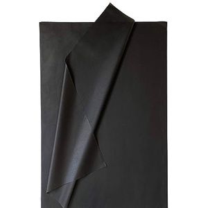 Creavvee Decoupage, zijdepapier, 28 vellen, formaat 50 x 70 cm, zwart F7163