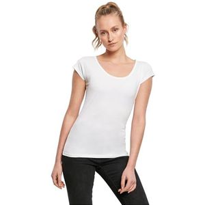 Build Your Brand Dames By035-Ladies Back Cut Tee T-shirt