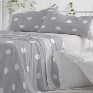 Burrito Blanco Beddengoed van katoen, bed 105 cm (+ beschikbare maten), design 627, grijs (105 x 190/200 cm)