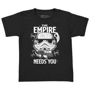 Funko Pocket Pop! & Thee: SW - Stormtrooper - Voor Kinderen - Medium - Stormtrooper - Star Wars - T-shirt - Kleding met vinyl minifiguur om te verzamelen - Cadeau-idee voor volwassenen mannen en