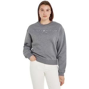 Tommy Hilfiger Dames Mdrn Reg Corp Logo C-nk Swtshrt sweatshirts, Medium Heather Grijs, 3XL