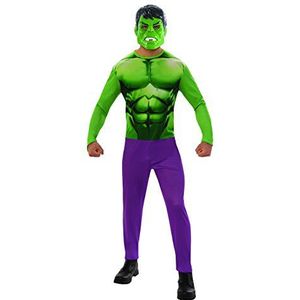 Rubies 820956-XL Hulk kostuum, heren, effen, groen, XL