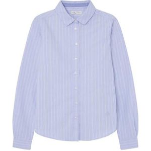 Springfield 1.T.Overhemd Oxford Spandex Rec Blouses, Lichtblauw, 36
