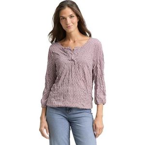 Tom Tailor - T-shirt - Rood - 38406 - Dames - 3/4 Mouw