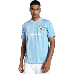 Manchester City F. City Thuis Shirt 2023/24 Seizoen - Replica - Heren - Team Lichtblauw 2XL