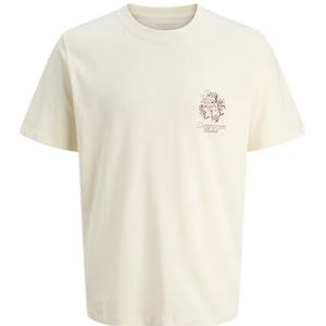 JACK & JONES Jorbillyburg Back Graphic Tee Ss Cn, antiek wit., M