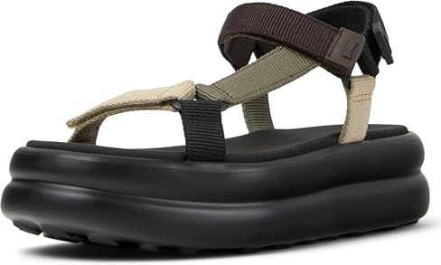 Camper - Pelotas Flota Up - Sandalen - Ecru - Donkerbruin - Kaki - Zwart
