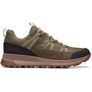 Clarks ATL Trek Run GTX Sneaker voor heren, Donker Olijf Groen, 38.5 EU