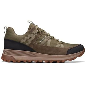 Clarks ATL Trek Run Gore-Tex Textiel Schoenen in Zwart, Groen, 44.5 EU