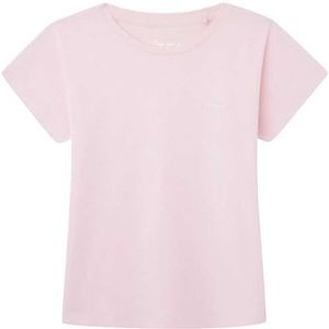 Pepe Jeans Bloomy T-shirt voor meisjes, roze (roze), 6 Jaren