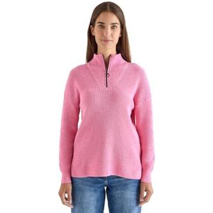 CECIL - Mouliné - Trui - Dark Blossom Melange - Troyerkraag