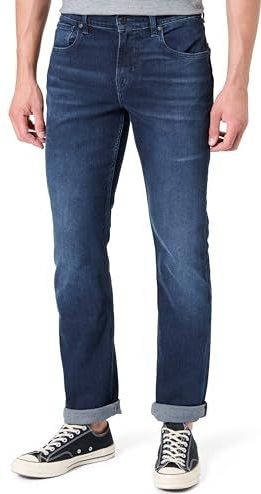 7 For All Mankind The Straight Dark Blue, Donkerblauw, 28W