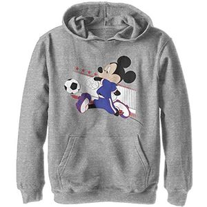 Disney Jongens Mickey Classic Japan Kick Capuchontrui, Athletisch Heather, S, atletisch heather, S