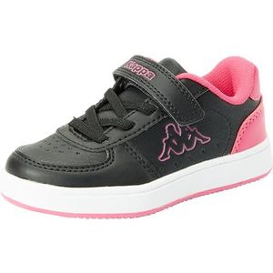 Kappa Malone Babyschoenen, uniseks, Zwart Roze, 22 EU