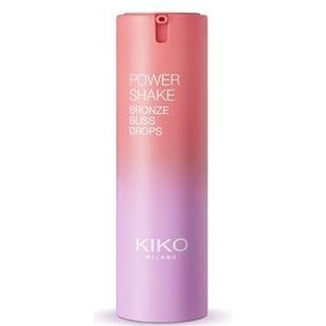 KIKO Milano Power Shake Bronze Bliss Drops, Vochtinbrengende Gezichtsdruppels Voor Een Goudbruine Teint