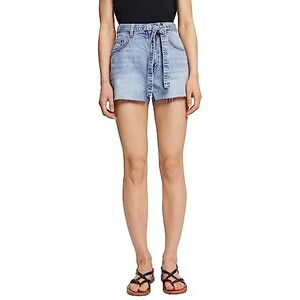 edc by Esprit Dames 042CC1C302 Denim Shorts, 903/BLAUW Licht WASH, 25, 903/Blauw, 52