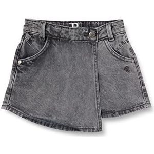 Retour Jeans Girls Skort Zefanya Glacier Grey in The Color medium Grey Denim, Medium Grey Denim, 5-6 Jaren