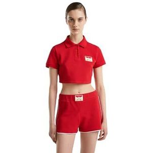 United Colors of Benetton Poloshirt M/M 3EBMD300B, rood 2H7, S dames, rood 2h7, S