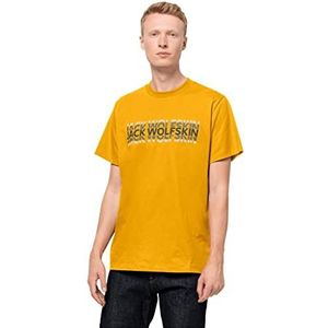 Jack Wolfskin Strobo T M T-shirt (8 stuks) voor heren, Burly Yellow Xt, M