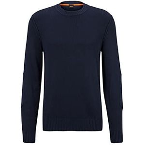 Boss Aropo Gebreide jas voor heren, Donkerblauw404, M