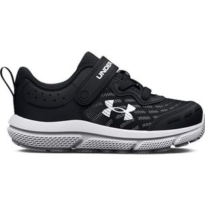 Under Armour UA BINF Assert 10 AC, Sneakers jongens, Black/White/White, 22 EU