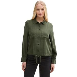 TOM TAILOR Damesblazer, 10920 - Deep Forest Green, 38