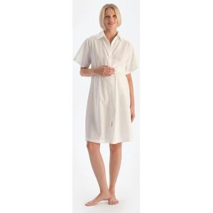 Dagi Women's White Muslin Maternity Nightie, 42, wit, 42