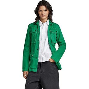 G-STAR RAW Dames 70s Field Denim Jacket, Groen (Jolly Green gd D300-D828), XXS, Groen (Jolly Green Gd D300-d828), XXS