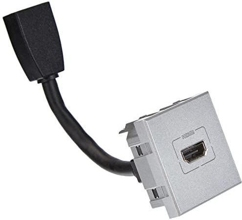 Legrand - HC4284 - Aansluitdoos - HDMI - ALU